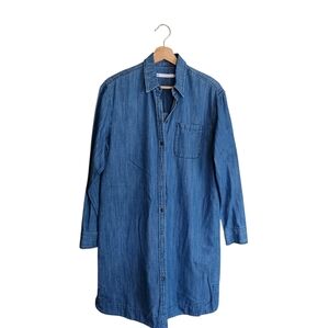 Southern Tide XS Denim Dress College Coastal Grandma Preppy Cowgirl